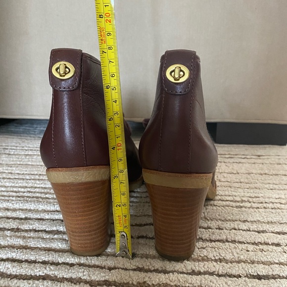 Coach Nikol leather boots in size 9 - Picture 6 of 7